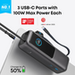 📢📢50 % Rabatt!!+Kostenloser Versand🥳📱Tragbares Ladegerät mit integriertem Kabel🔋⚡