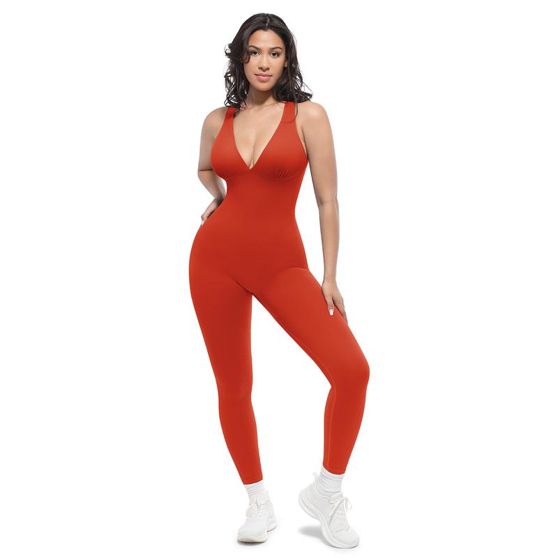 🎉Letzter Tag Aktion 49% RABATT💞Deep-V-Shapewear mit Bruststütze Atmungsaktiver High-Waist-Bauchkontroll-Jumpsuit