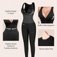 🎉Letzter Tag Aktion 49% RABATT💞Deep-V-Shapewear mit Bruststütze Atmungsaktiver High-Waist-Bauchkontroll-Jumpsuit