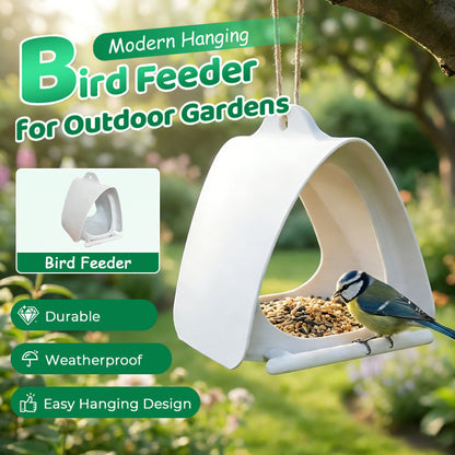 📢📢 50 % RABATT!! ⏰ Hängendes Vogelfutterhaus für den Garten mit Dach 🐦 | Wetterfest & einfach zu befüllen, einfach aufzuhängen & zu reinigen!🌧️❤️