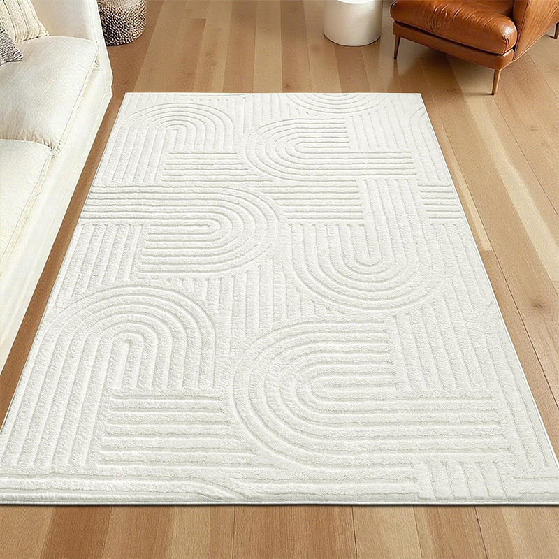 🛋️ HEISSER VERKAUF! ⚡ Weicher Teppich mit Bogenmuster – Ultraweich und flauschig, modernes Bogendesign, rutschfeste Unterseite, waschbar und ideal für Wohn- und Schlafzimmer ✨