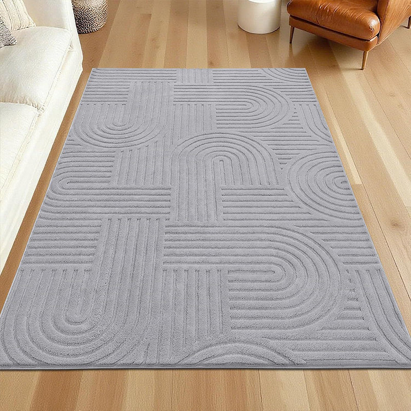 🛋️ HEISSER VERKAUF! ⚡ Weicher Teppich mit Bogenmuster – Ultraweich und flauschig, modernes Bogendesign, rutschfeste Unterseite, waschbar und ideal für Wohn- und Schlafzimmer ✨