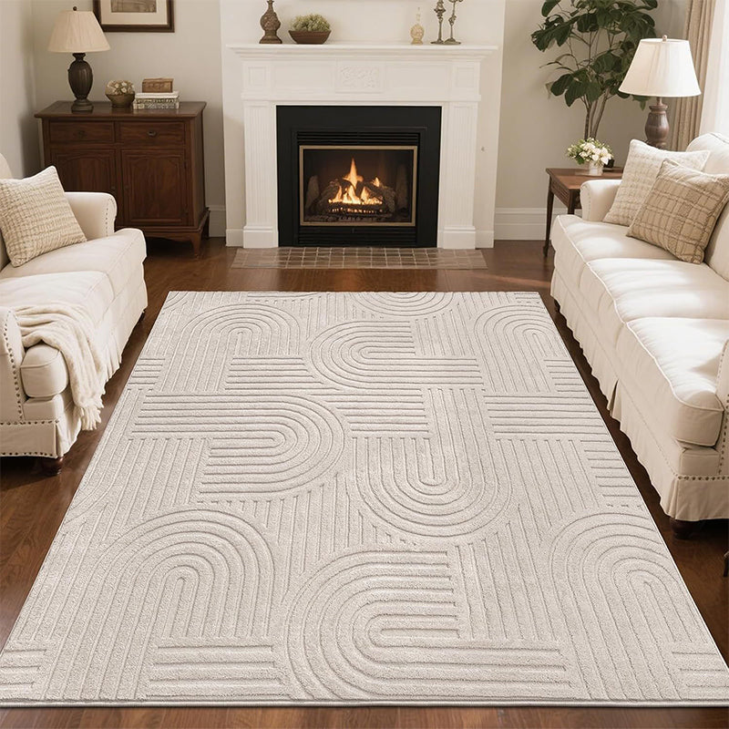 🛋️ HEISSER VERKAUF! ⚡ Weicher Teppich mit Bogenmuster – Ultraweich und flauschig, modernes Bogendesign, rutschfeste Unterseite, waschbar und ideal für Wohn- und Schlafzimmer ✨