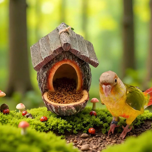 Vogelfutterhaus für den Außenbereich zur Gartendekoration