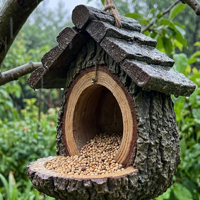 Vogelfutterhaus für den Außenbereich zur Gartendekoration