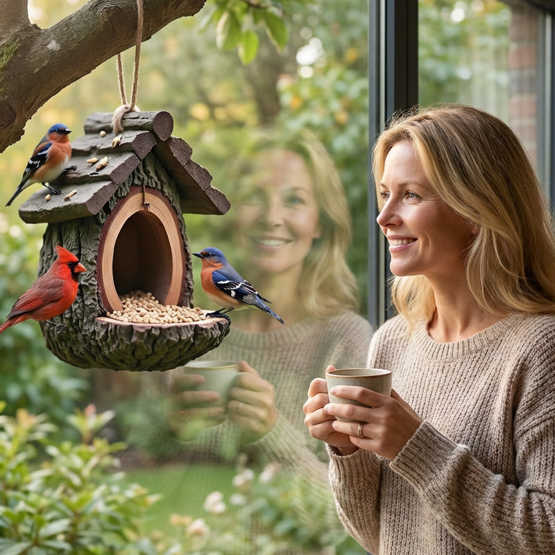 Vogelfutterhaus für den Außenbereich zur Gartendekoration
