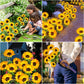 🌻 Realistisch & wetterfest | Solar-Sonnenblume – Bestseller 2026 | IP65-Außen-Dekoration