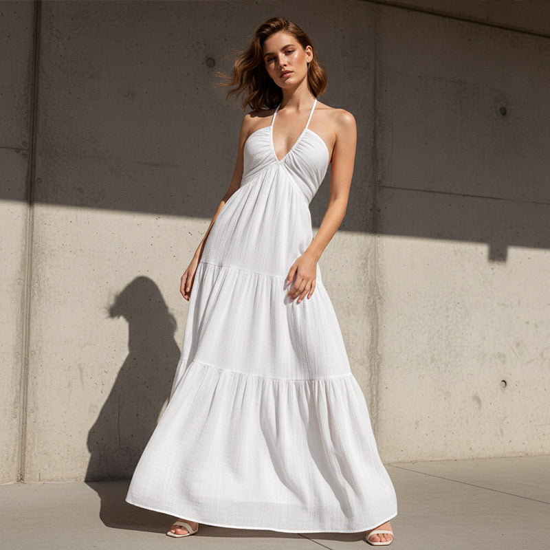 🏆SOMMERANGEBOT 💥 Lässiges, ärmelloses Basic-Kleid für Damen mit lockerer Passform