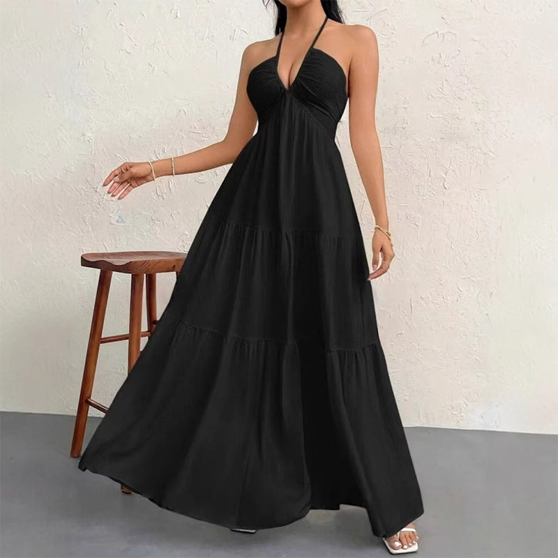 🏆SOMMERANGEBOT 💥 Lässiges, ärmelloses Basic-Kleid für Damen mit lockerer Passform