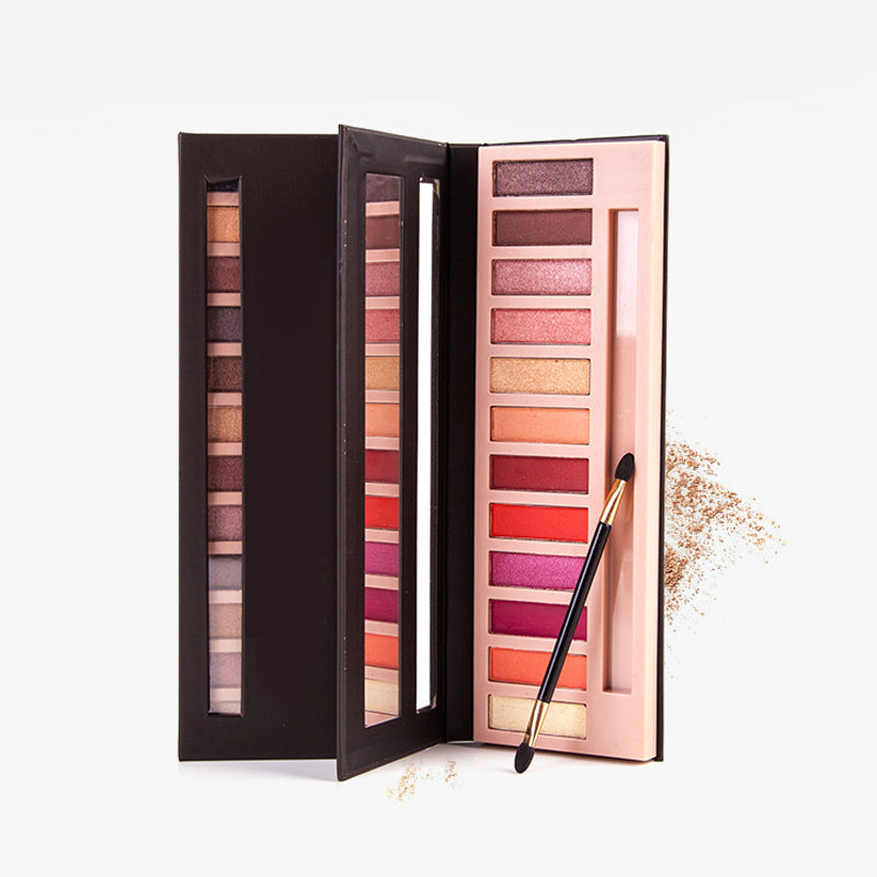 📢📢50 % Rabatt!! ⏰🎀Lebendiges Lidschatten-Palette-Set mit 12 Farbtönen