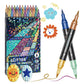 🥳🥇Letzter Tag: 50 % Rabatt!🎨✨Glitzer-Pinselmarker🌈12/24/36/48 Farben