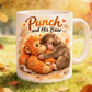 ☕🐒Punch and His Bear – Niedlicher Affenbecher • Jeden Tag Wärme für dich