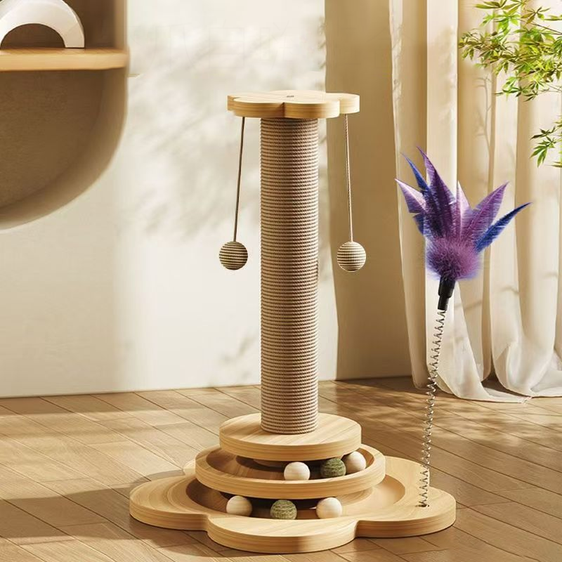 🐱💐50 % RABATT! 🧸Multifunktionales Katzenaktivitätszentrum – Kratzbäume & Versteckhöhle ⏰🔥【Blitzangebot】