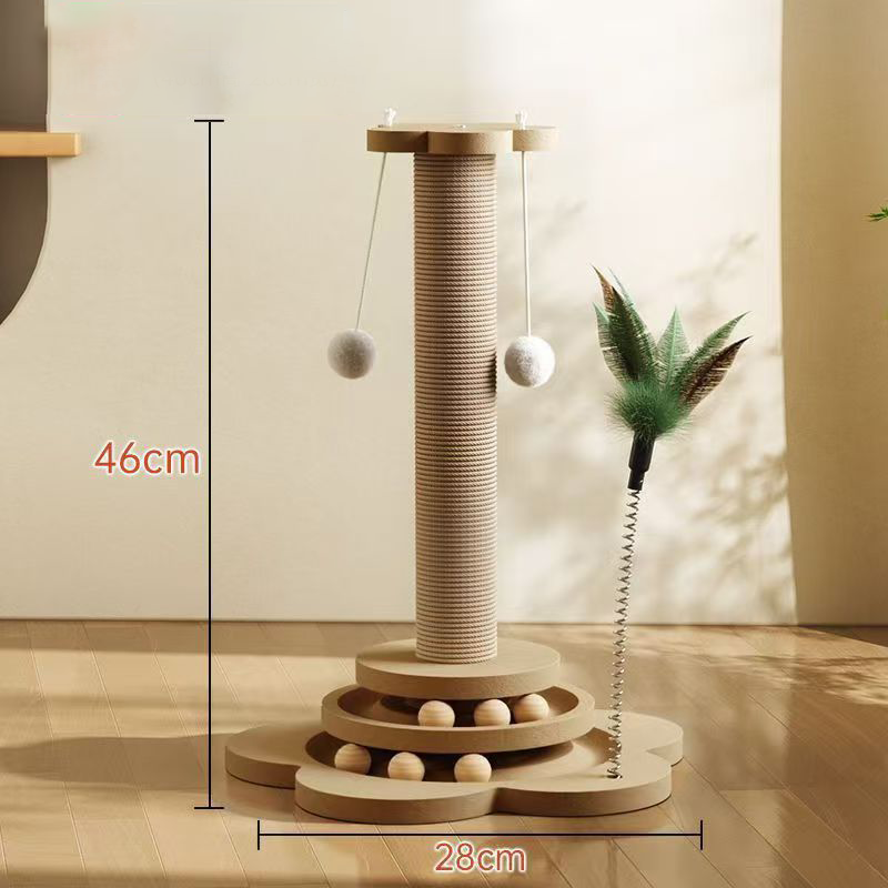 🐱💐50 % RABATT! 🧸Multifunktionales Katzenaktivitätszentrum – Kratzbäume & Versteckhöhle ⏰🔥【Blitzangebot】