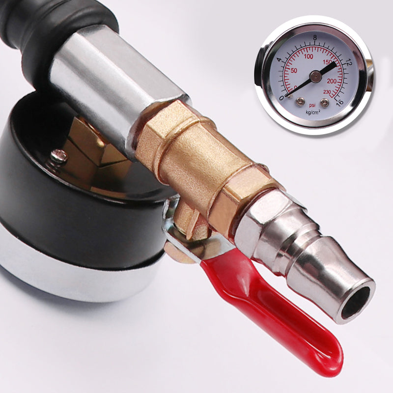 📢📢50 % Rabatt!! ⏰🔧Hochleistungs-Reifenfüller mit Manometer🚗💨