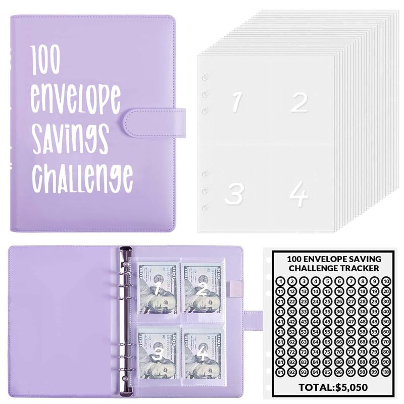 ⏰Letzte 4 Stunden 50 % Rabatt🎁100-Tage-Spar-Challenge mit Umschlägen✉️💸