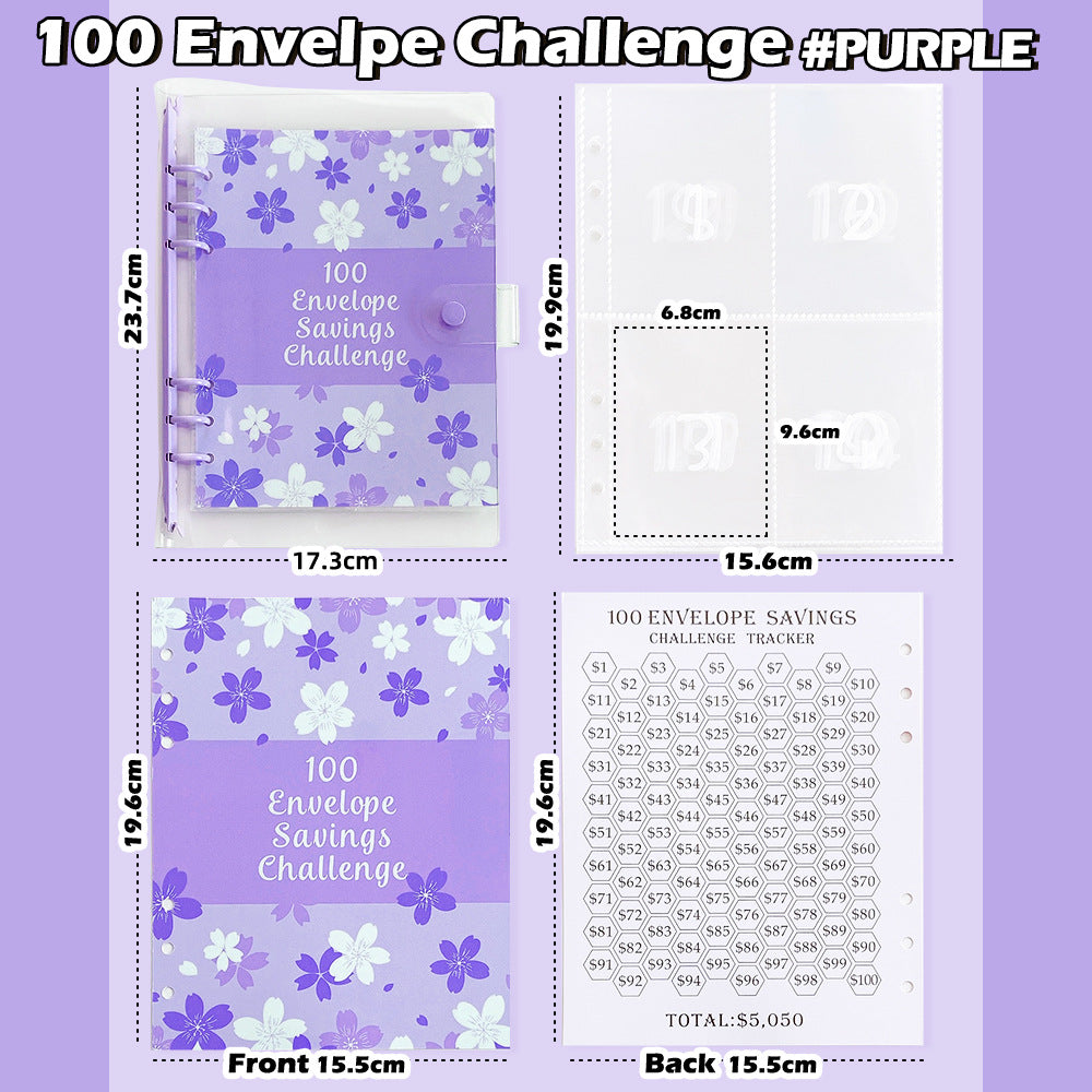 ⏰Letzte 4 Stunden 50 % Rabatt🎁100-Tage-Spar-Challenge mit Umschlägen✉️💸