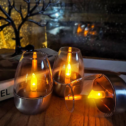 🎁 2+1 GRATIS!!🕯️🌞 Solar-Kerzenlicht für draußen – Wetterfest, stimmungsvolles Garten- & Terrassenlicht