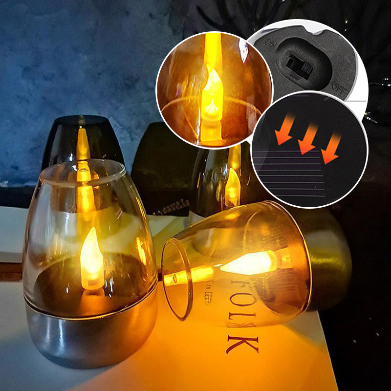 🎁 2+1 GRATIS!!🕯️🌞 Solar-Kerzenlicht für draußen – Wetterfest, stimmungsvolles Garten- & Terrassenlicht