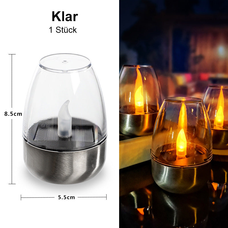 🎁 2+1 GRATIS!!🕯️🌞 Solar-Kerzenlicht für draußen – Wetterfest, stimmungsvolles Garten- & Terrassenlicht