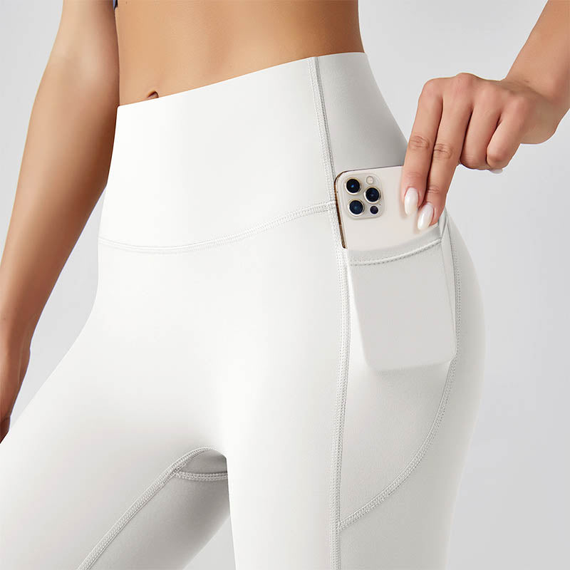 🥳 2026 HOTSELLER ❤️‍🔥 50% RABATT 🥰 Figurformende Leggings mit hohem Bund und Seitentaschen – straffend, po-formend und optisch schlanker