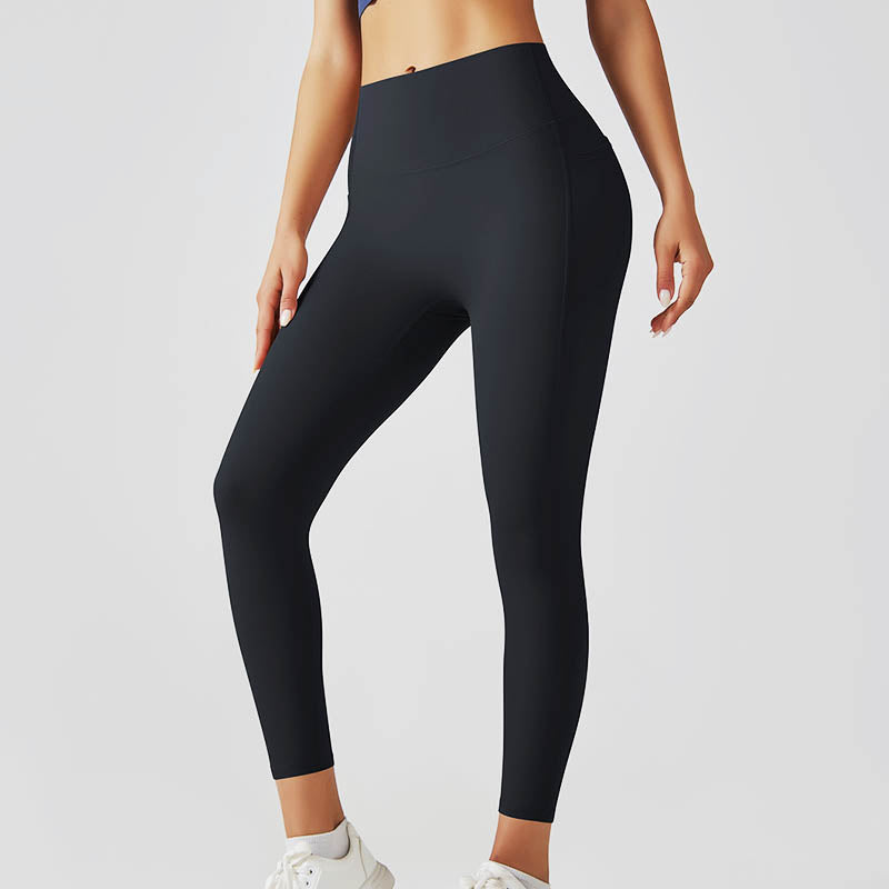 🥳 2026 HOTSELLER ❤️‍🔥 50% RABATT 🥰 Figurformende Leggings mit hohem Bund und Seitentaschen – straffend, po-formend und optisch schlanker
