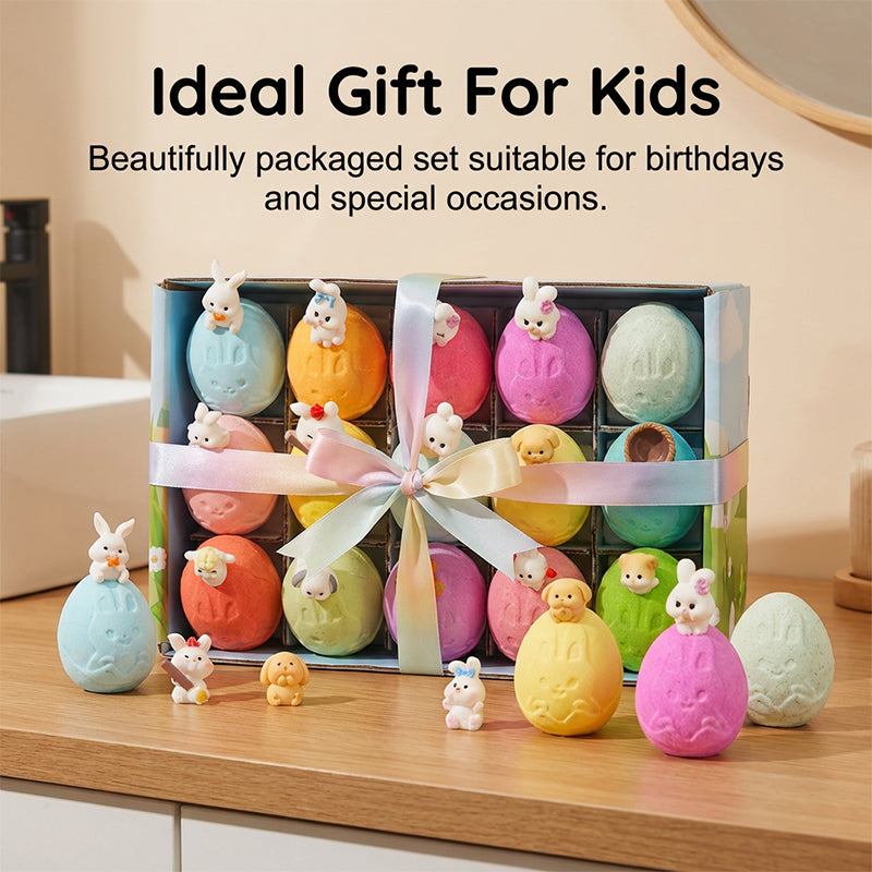 📢📢50 % Rabatt!! ⏰🎁 15-teiliges Badebomben-Geschenkset für Kinder – Hautfreundlich, parfümfrei & sanft zur Kinderhaut | Bunte Farben & fruchtige Düfte! 🧼✨