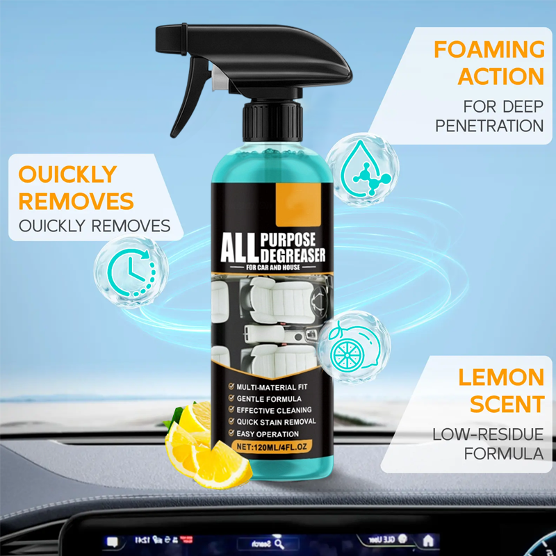 🔥🎁 1+1 GRATIS!! 🧼✨Mehrzweck-Reinigungsspray | Universal-Entfetter für Auto und Haushalt