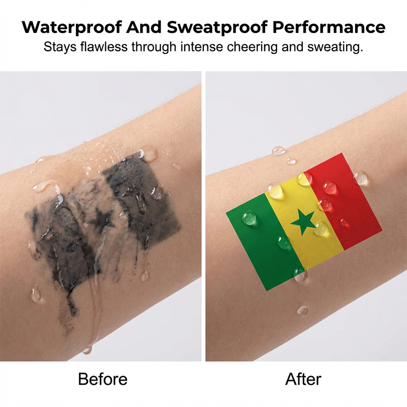 📢📢 50% Rabatt!!!✨⚽ WM 2026 Flaggen-Tattoos | Wasserdichte Temporäre Fußball-Tattoos | Die Saubere Alternative zu Schminke (Gesicht & Körper)