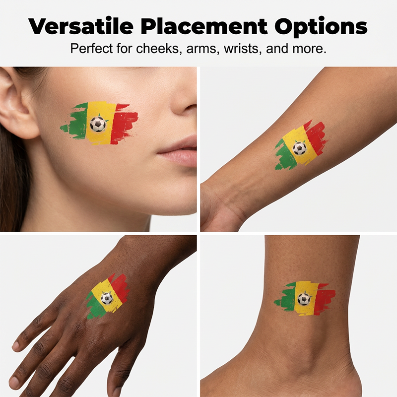 📢📢 50% Rabatt!!!✨⚽ WM 2026 Flaggen-Tattoos | Wasserdichte Temporäre Fußball-Tattoos | Die Saubere Alternative zu Schminke (Gesicht & Körper)