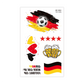 📢📢 50% Rabatt!!!✨⚽ WM 2026 Flaggen-Tattoos | Wasserdichte Temporäre Fußball-Tattoos | Die Saubere Alternative zu Schminke (Gesicht & Körper)