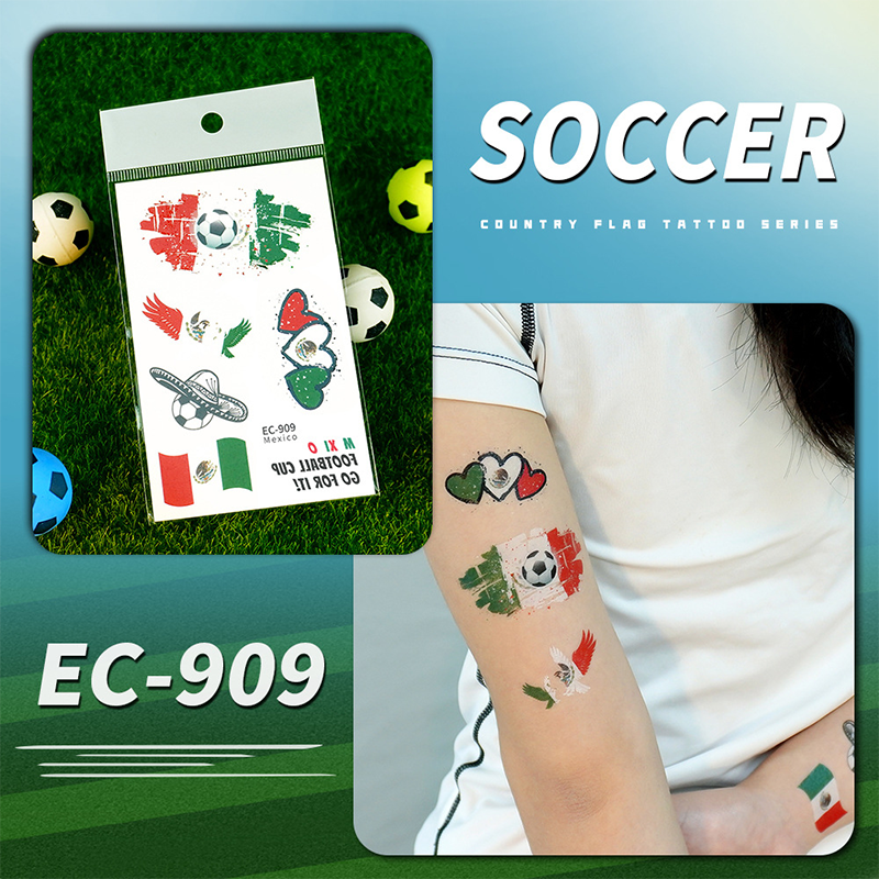 📢📢 50% Rabatt!!!✨⚽ WM 2026 Flaggen-Tattoos | Wasserdichte Temporäre Fußball-Tattoos | Die Saubere Alternative zu Schminke (Gesicht & Körper)