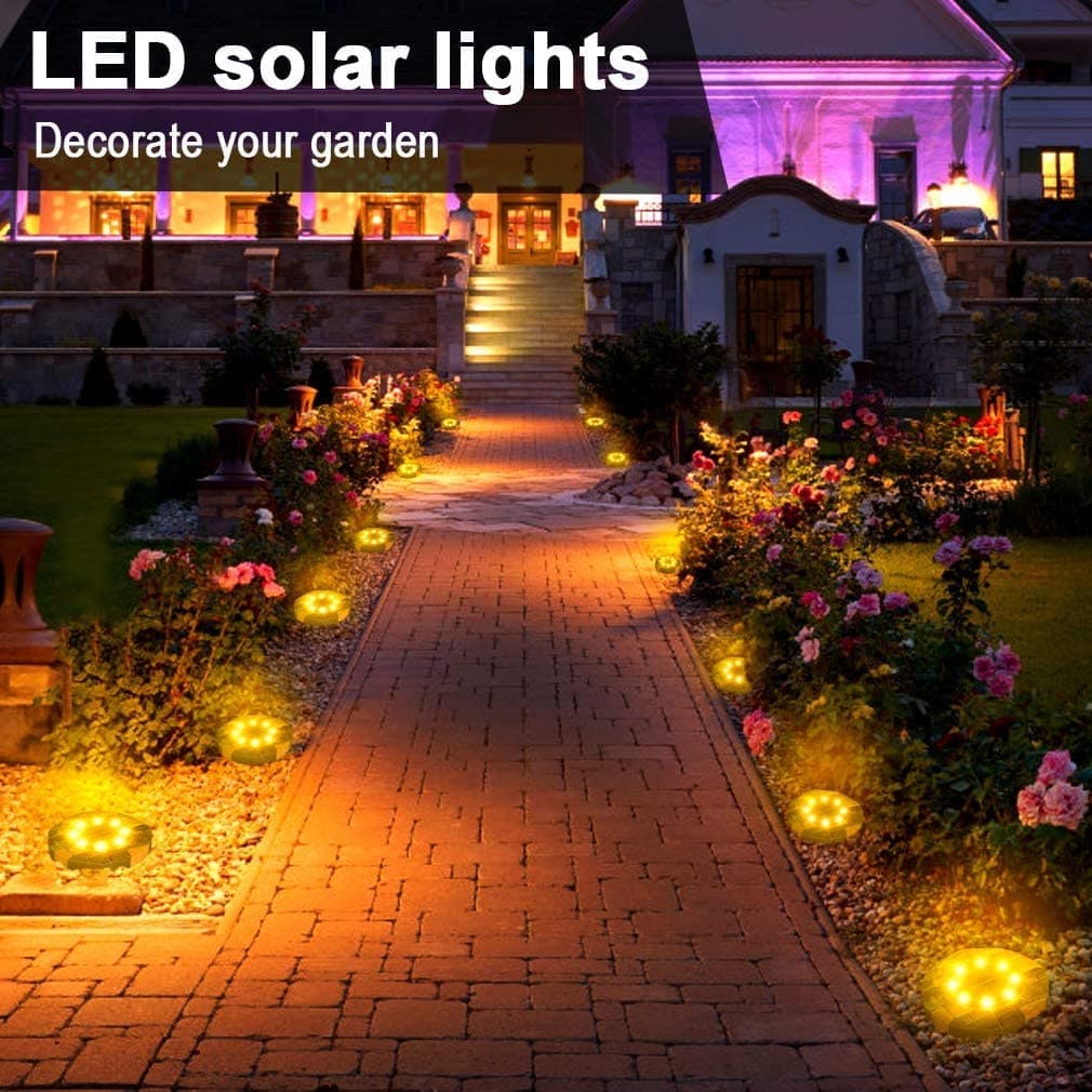 📢📢50 % Rabatt!! 🌙✨Solar-Bodenleuchten für Garten & Wege - Automatischer Sensor & wetterfest