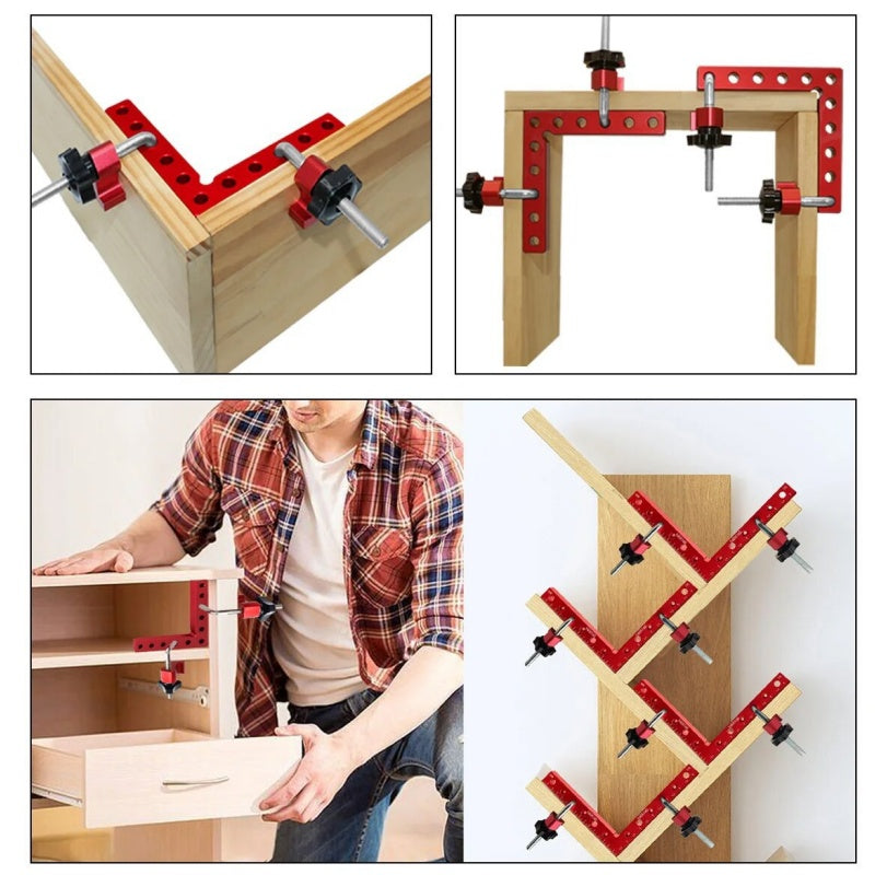 📢📢50 % Rabatt!!⏰📐 90° Positionierwinkel & Rechtwinkel-Klemmen Set 🔨