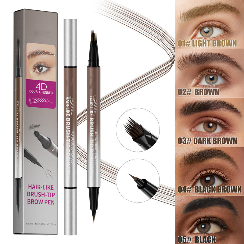 🏆Blitzangebot⚡Über 50.000 verkauft! Nur noch wenige verfügbar!💥💕 2-in-1 wasserfester Flüssig-Augenbrauenstift