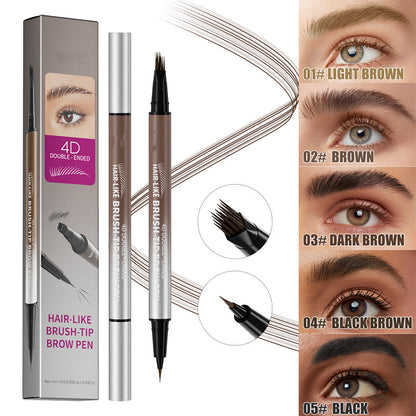 🏆Blitzangebot⚡Über 50.000 verkauft! Nur noch wenige verfügbar!💥💕 2-in-1 wasserfester Flüssig-Augenbrauenstift