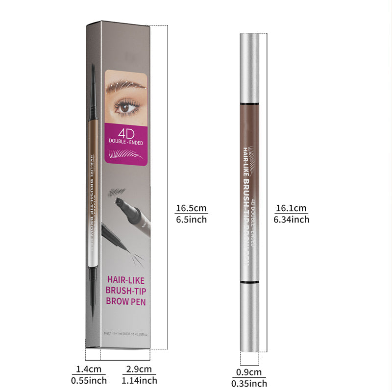 🏆Blitzangebot⚡Über 50.000 verkauft! Nur noch wenige verfügbar!💥💕 2-in-1 wasserfester Flüssig-Augenbrauenstift