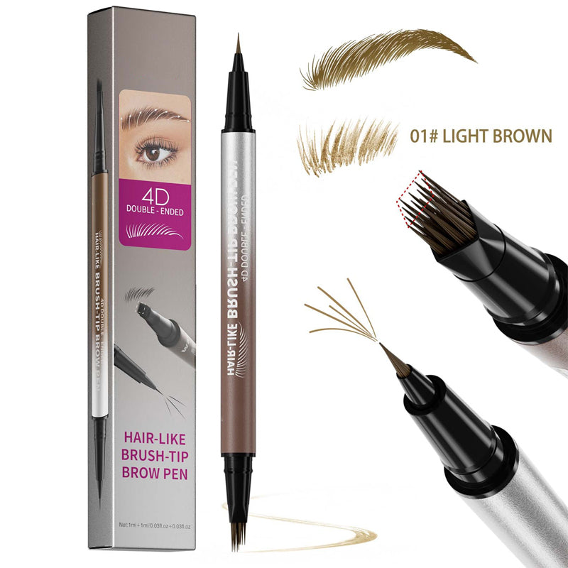 🏆Blitzangebot⚡Über 50.000 verkauft! Nur noch wenige verfügbar!💥💕 2-in-1 wasserfester Flüssig-Augenbrauenstift