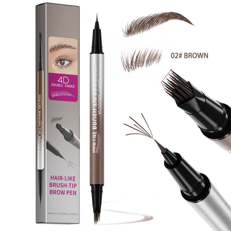 🏆Blitzangebot⚡Über 50.000 verkauft! Nur noch wenige verfügbar!💥💕 2-in-1 wasserfester Flüssig-Augenbrauenstift