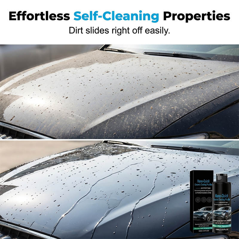 🚗 JETZT 50 % RABATT! 💧 Hochglänzendes, hydrophobes Nano-Keramik-Spray – Spiegelglanz & Wasserschutz – Die perfekte Autopflege ✨