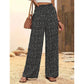 ⏳ Zeitlich begrenzt 50% Rabatt ⏰ Damen-Hose mit gerafftem Hohem Bund und Weitem Bein 👖