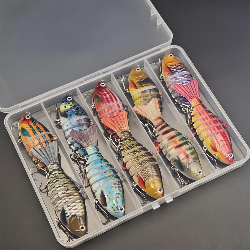 🎣 50 % RABATT! 🐟 Mehrsegmentiger bionischer Schwimmköder