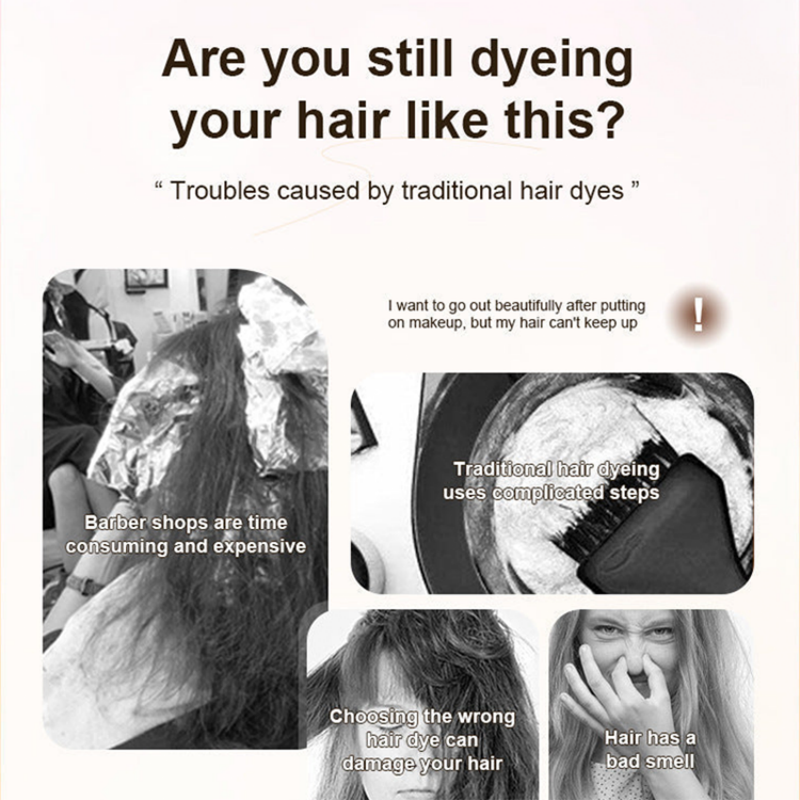 🎁 2+1 GRATIS!! 💇‍♀️ 3-in-1 Haarfarbenkamm | Färben, Mischen & Auftragen in einem Schritt – Einfache Anwendung zu Hause
