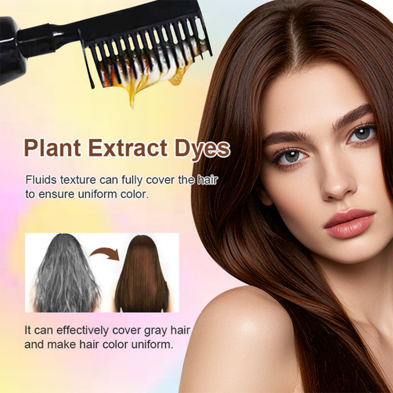 🎁 2+1 GRATIS!! 💇‍♀️ 3-in-1 Haarfarbenkamm | Färben, Mischen & Auftragen in einem Schritt – Einfache Anwendung zu Hause