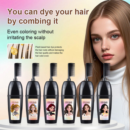 🎁 2+1 GRATIS!! 💇‍♀️ 3-in-1 Haarfarbenkamm | Färben, Mischen & Auftragen in einem Schritt – Einfache Anwendung zu Hause