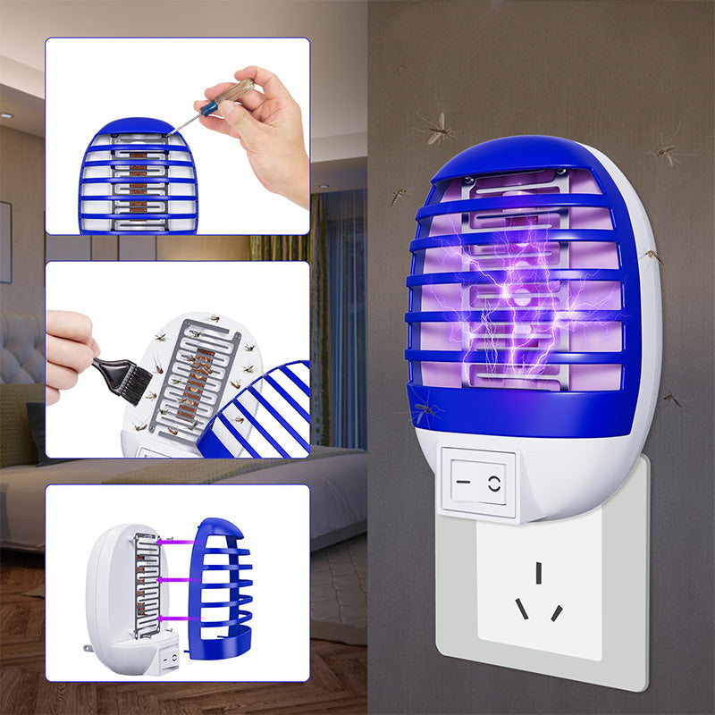 🔥🎁 2+1 GRATIS!! 🦟🔇 Geräuschlose Mückenlampe für das Schlafzimmer 🛌✨