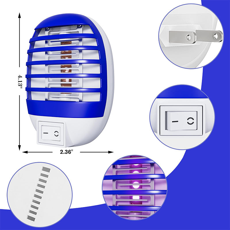 🔥🎁 2+1 GRATIS!! 🦟🔇 Geräuschlose Mückenlampe für das Schlafzimmer 🛌✨