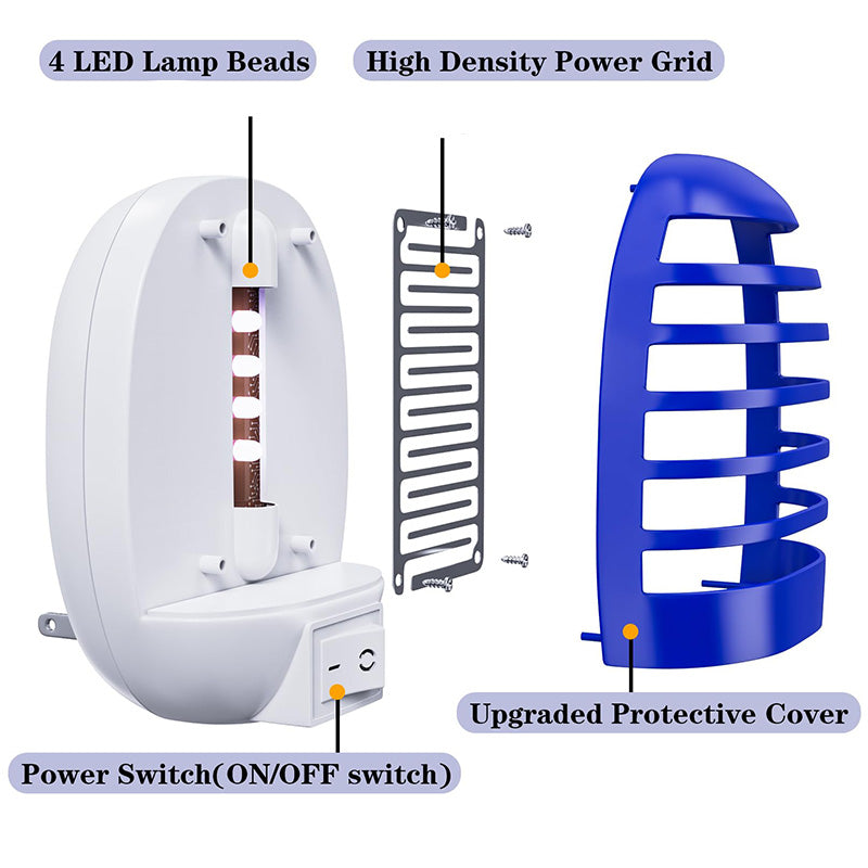 🔥🎁 2+1 GRATIS!! 🦟🔇 Geräuschlose Mückenlampe für das Schlafzimmer 🛌✨