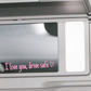 💖 „I Love You Drive Safe“ 🚗 Auto-Rückspiegel-Aufkleber 🔙