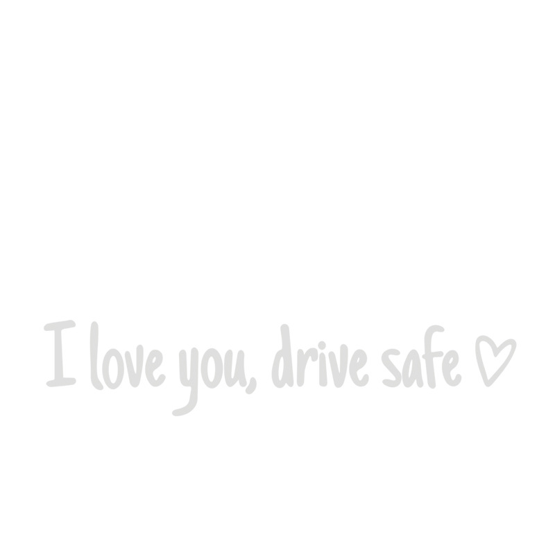 💖 „I Love You Drive Safe“ 🚗 Auto-Rückspiegel-Aufkleber 🔙